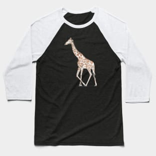 Giraffe Walking Baseball T-Shirt